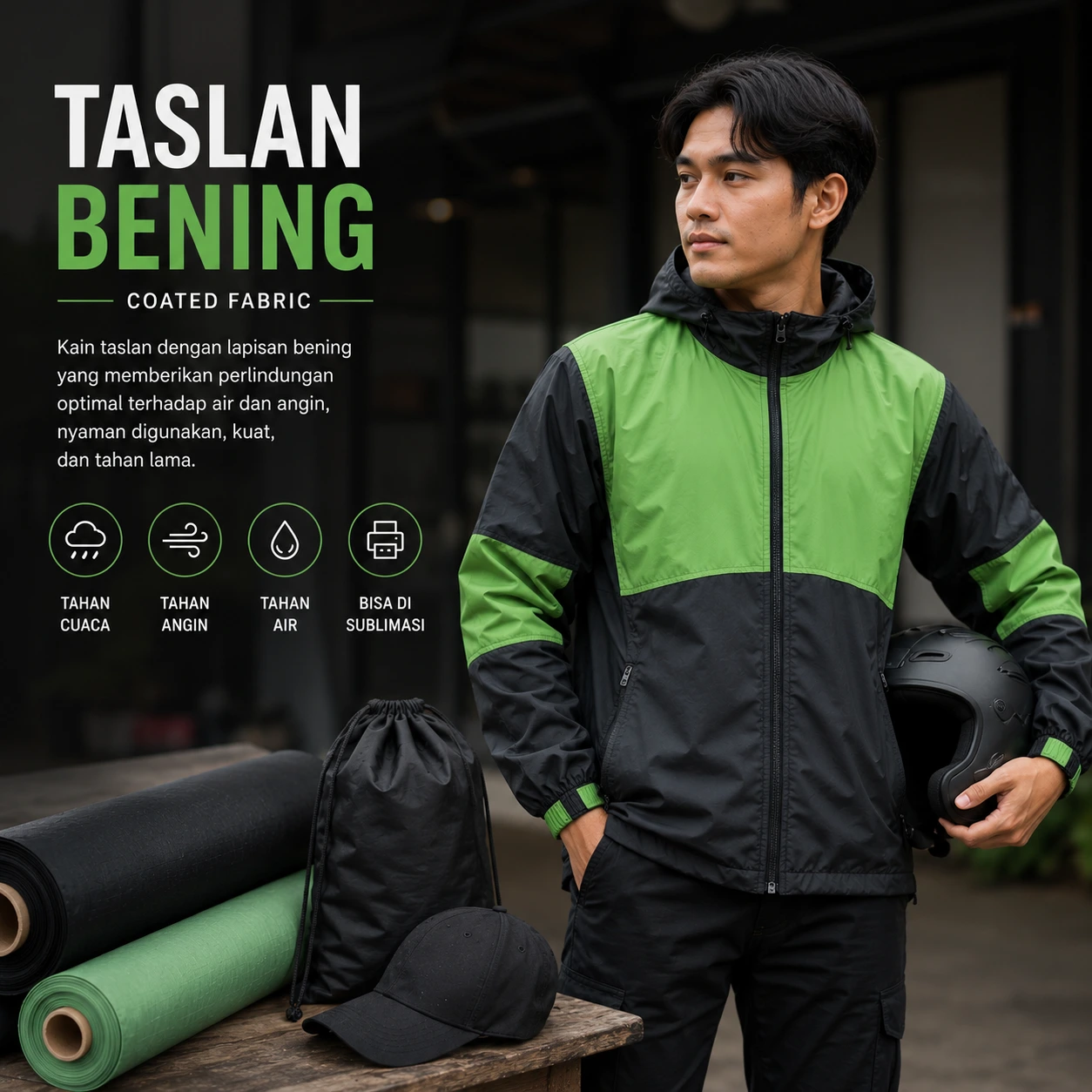 Taslan Bening Coating